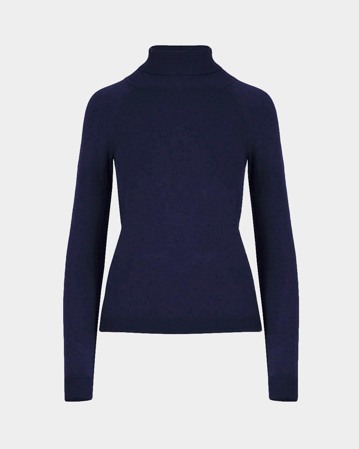 Clarisse Turtleneck Sweater in navy — product-only view