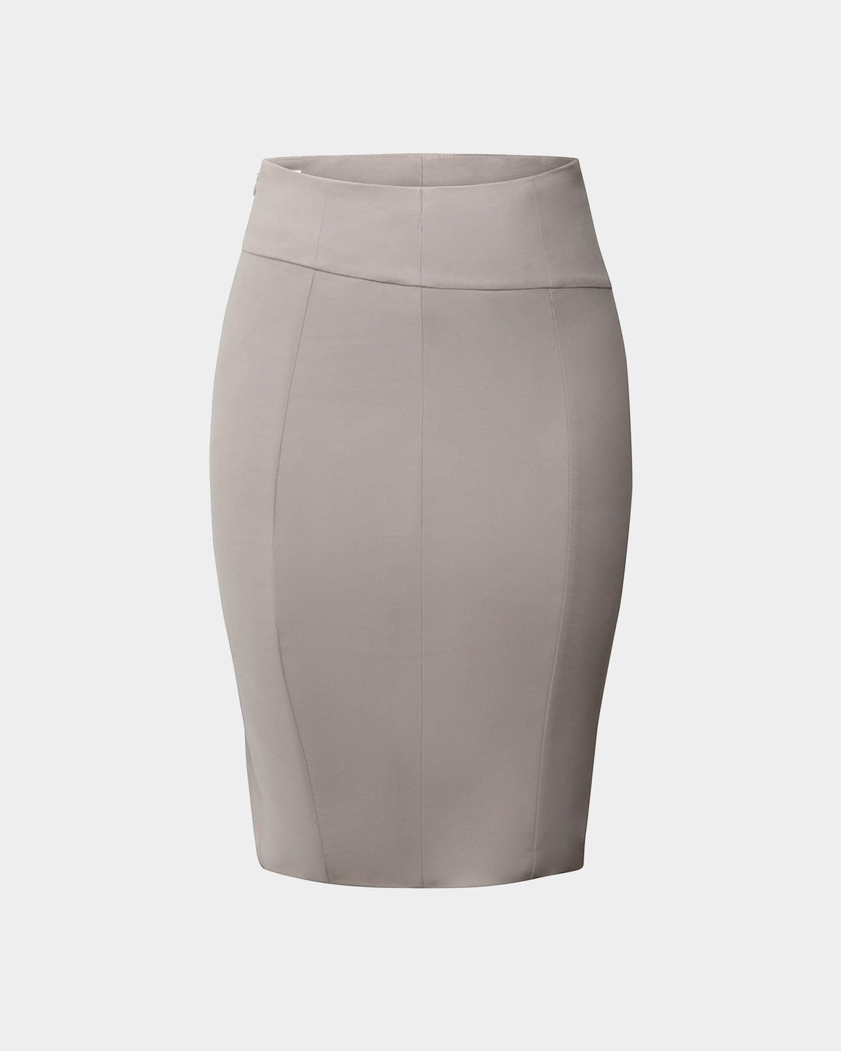 Lauren Pencil Skirt in stone — product-only view