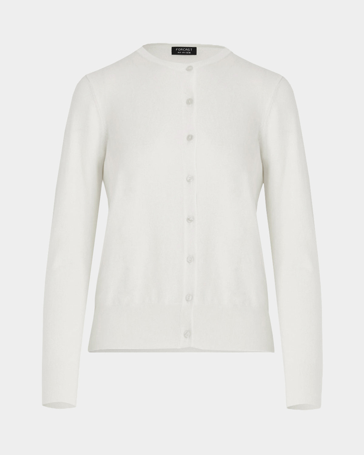 Joyce Knit Cardigan in ivory — product-only view