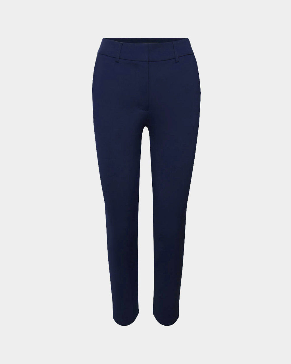 Safira High-Waist Trousers in navy — product-only view