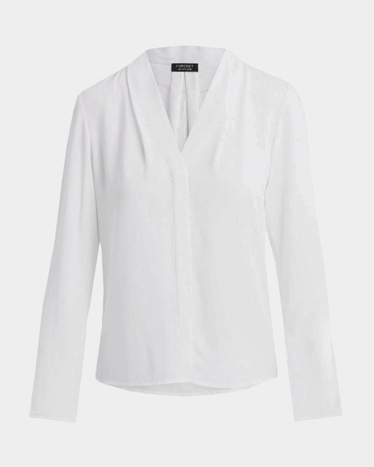 Lilian 2 Long Sleeve Blouse in ivory — product-only view