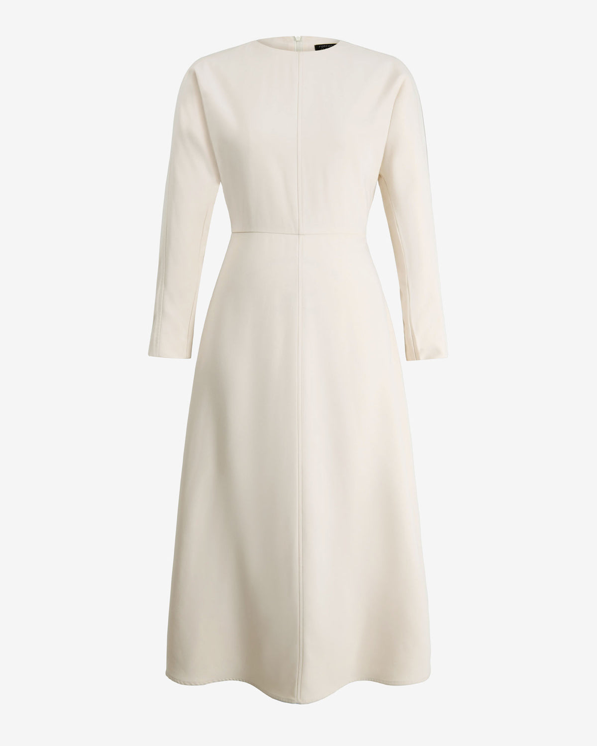 Karina Dolman Midi Dress in ecru — product-only view