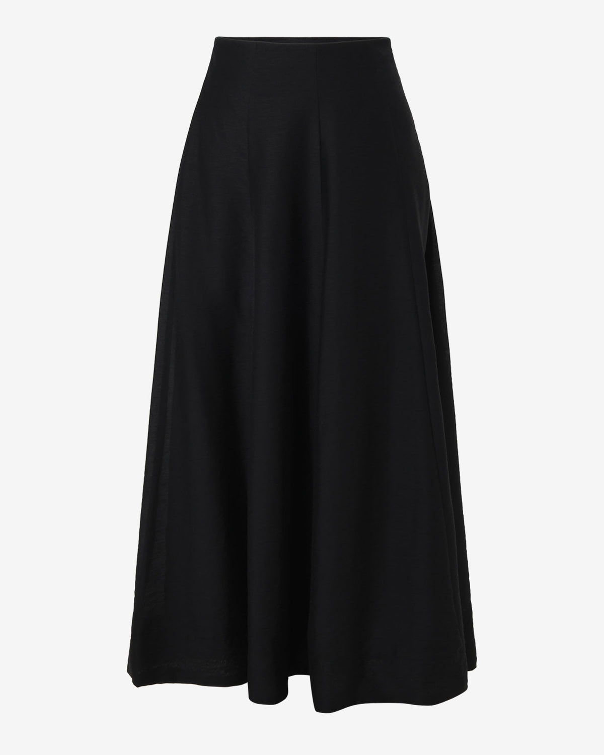 Bellini 2 Panel Maxi Skirt in black — product-only view