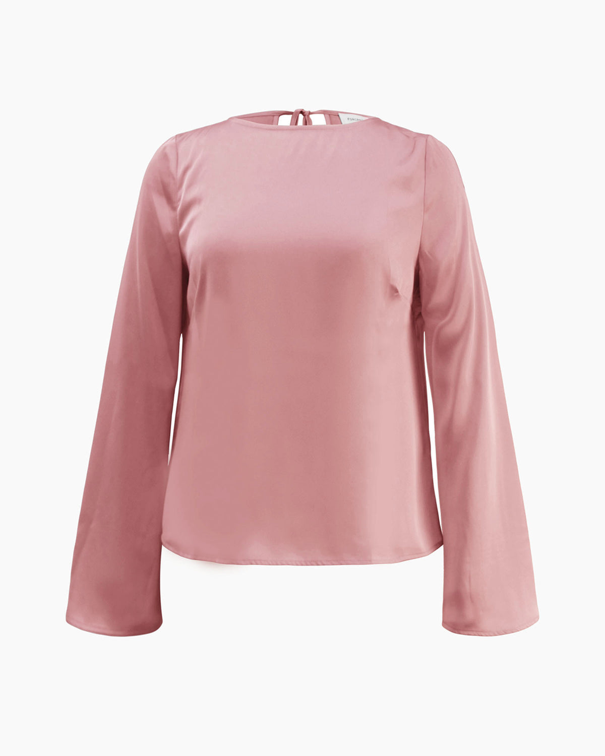 Valeria Long Sleeve Top in pink — product-only view